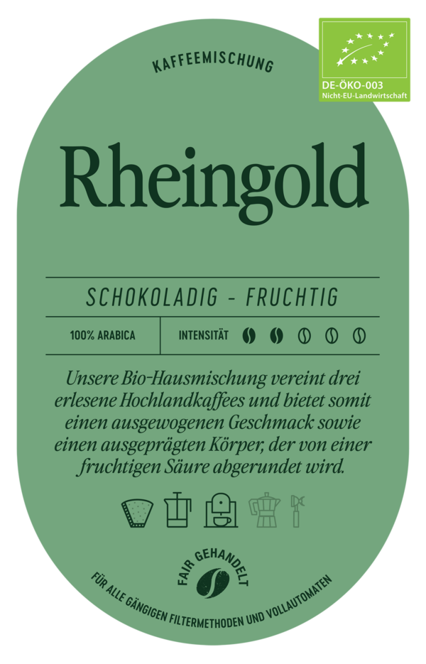 Rheingold Kaffee Label