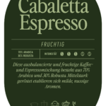 Espresso Cabaletta Label