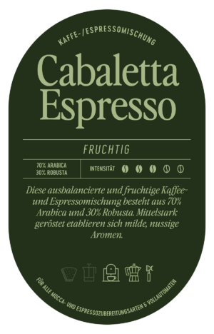 Espresso Cabaletta Label