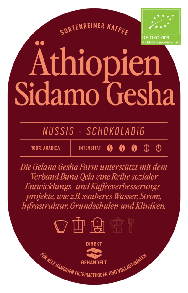 Äthiopien Sidamo Gesha