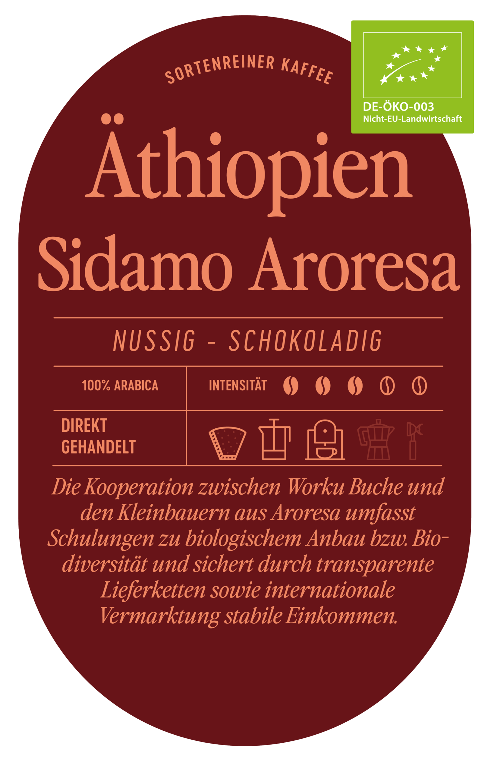 Äthiopien Sidamo Aroresa Äthiopien Sidamo Aroresa