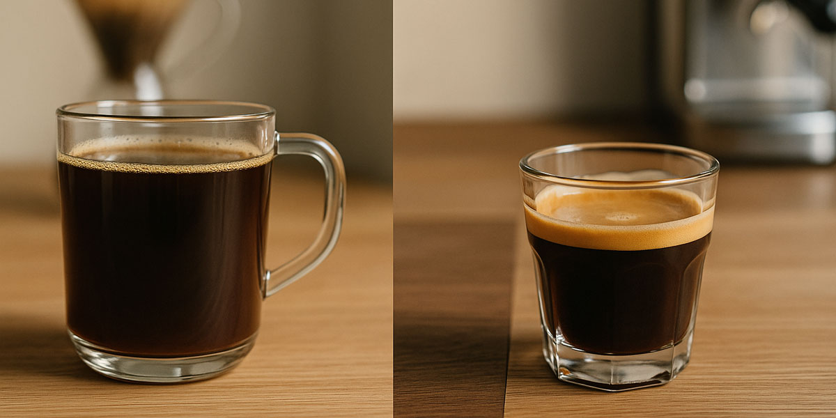 Unterschied zwischen Filterkaffee und Espresso
