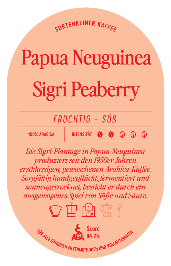 Papua Neuguinea Sigri Peaberry